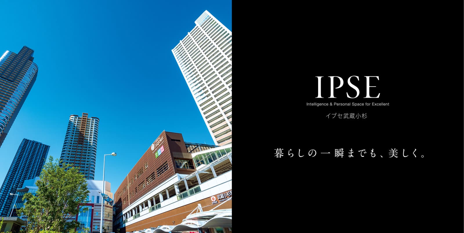 イプセ武蔵小杉 IPSE Intelligence & Personal Space for Excellent 暮らしの一瞬までも、美しく