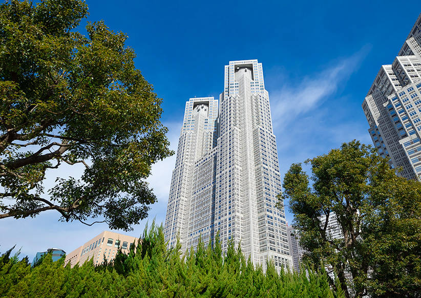 新宿の高層ビル群